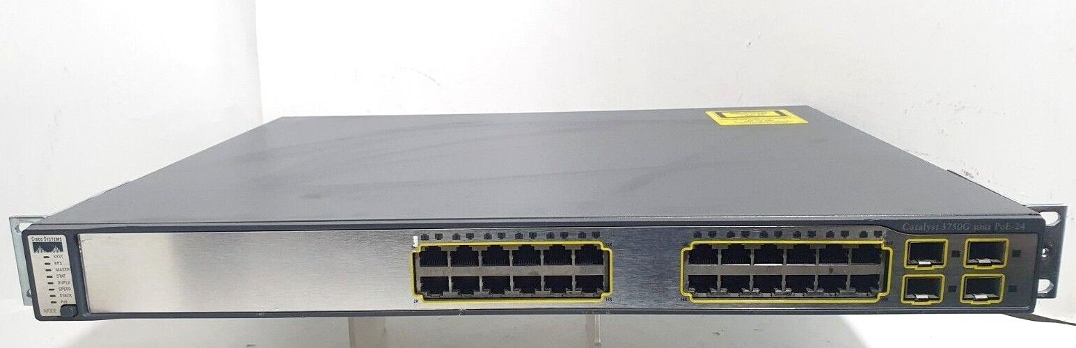 Cisco Catalyst 3750G series PoE 24-Port Switch