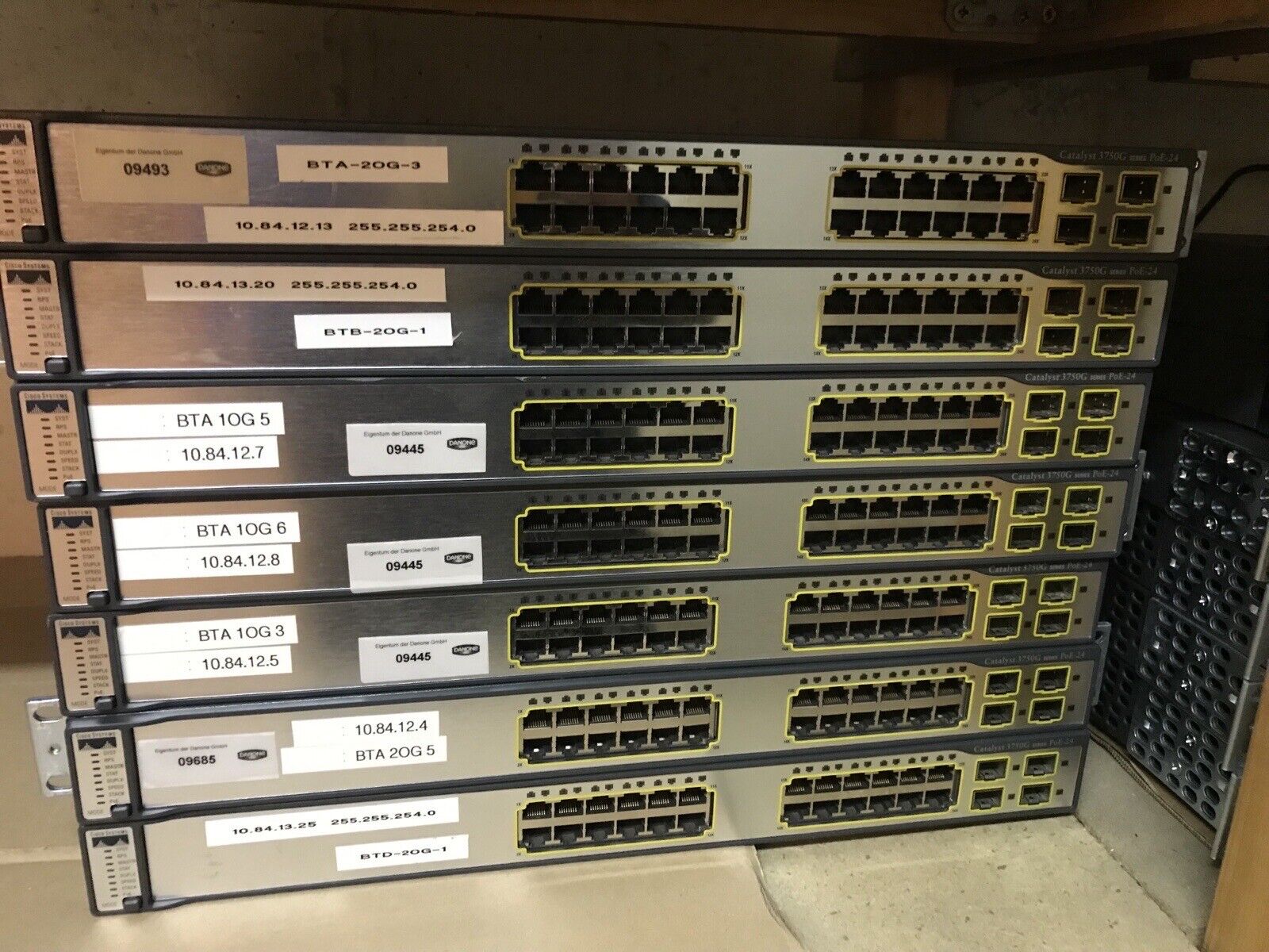 Cisco Catalyst 3750G series PoE 24-Port Switch