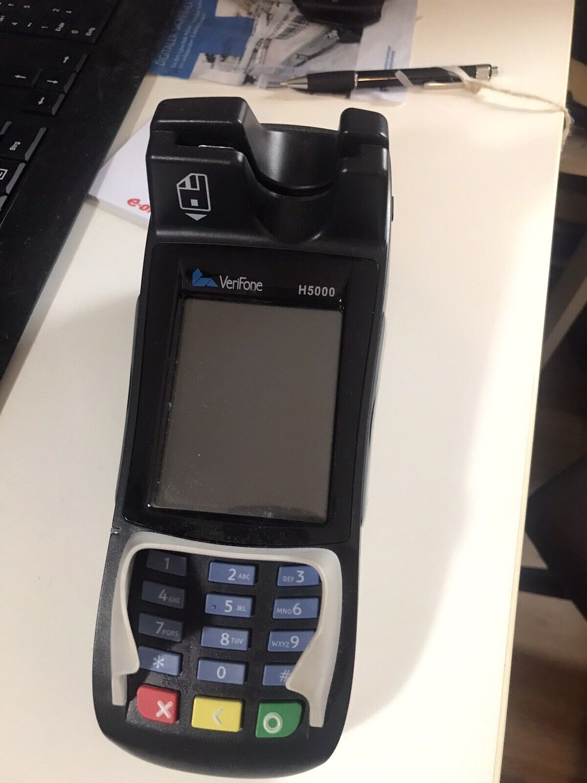 Ec Terminal Verifone H5000 Ec Gerät Kartenlesegerät M450-057-C8-EUB-3